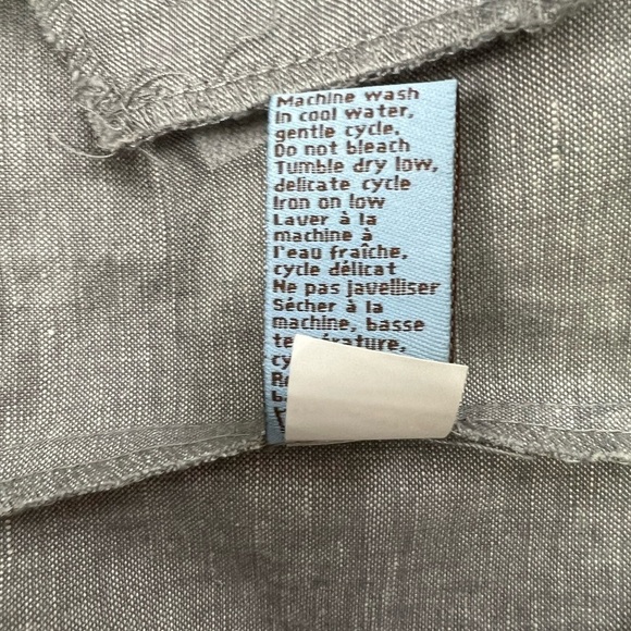 Jessica Women’s Lightweight Linen/Cotton Blazer/Jacket Sz 10 Gray Fabric Buttons - Picture 9 of 10